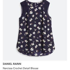 Daniel Rainn Narcissa Crochet Detail Blouse